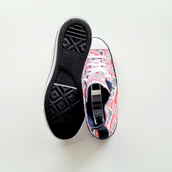 Converse Chuck Taylor All Star Hi Red White Blue Women's 5 - Picture 5 of 6